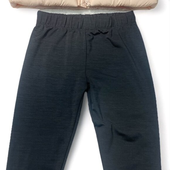 Puma Youth Puffer Vest & Leggings Set Beige & Black Polyester - Picture 6 of 10